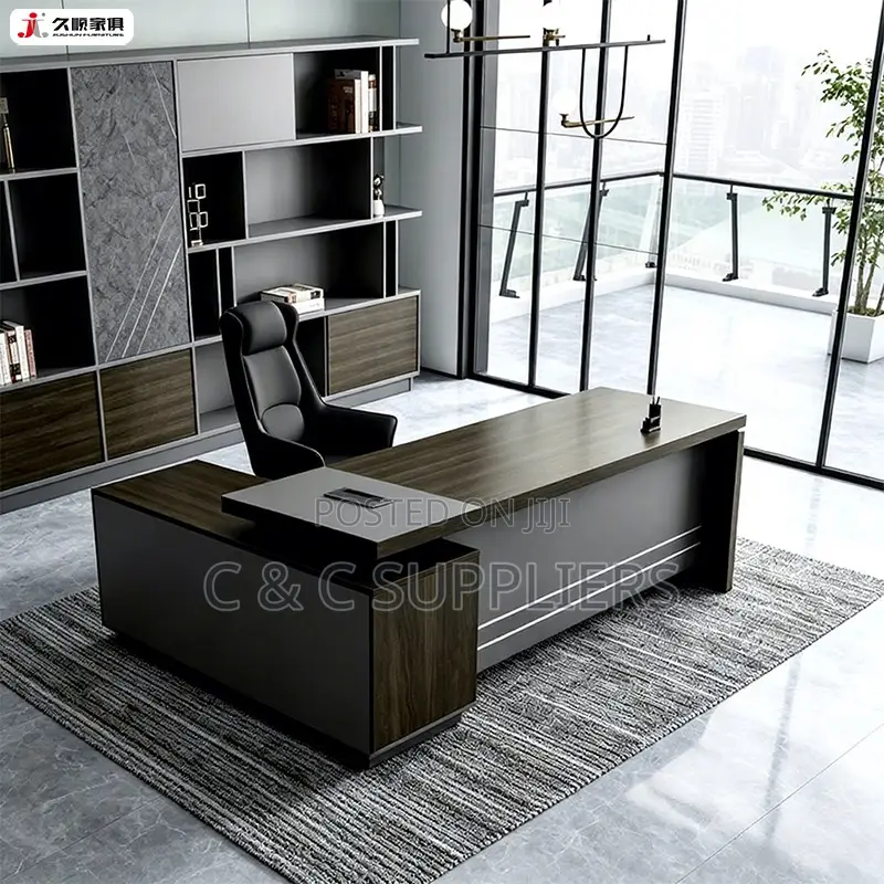 1.6m Executive Wooden Corner Table