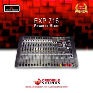 Explorer EXP 716 - 16 Channel 700W X 2 Powered Mixer