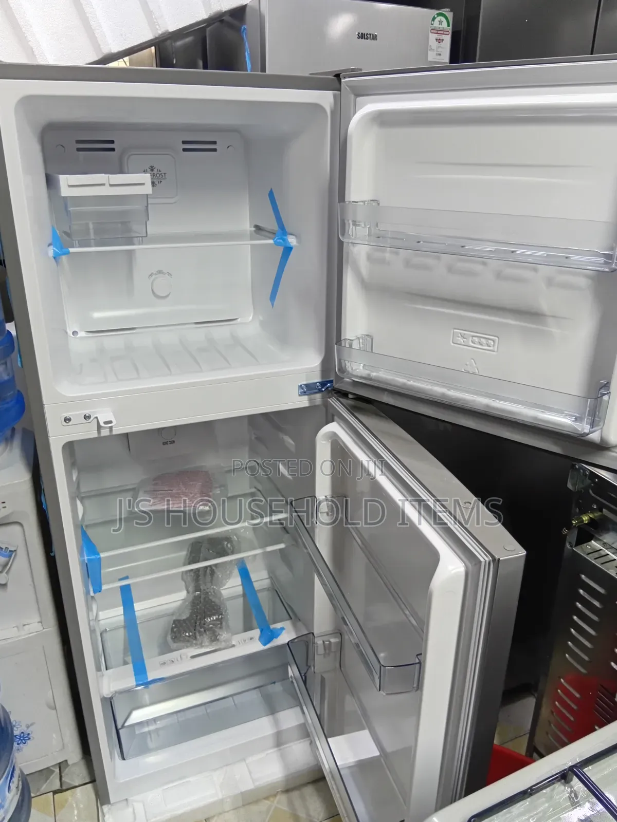 Solstar 197l Double Door Fridge No Frost