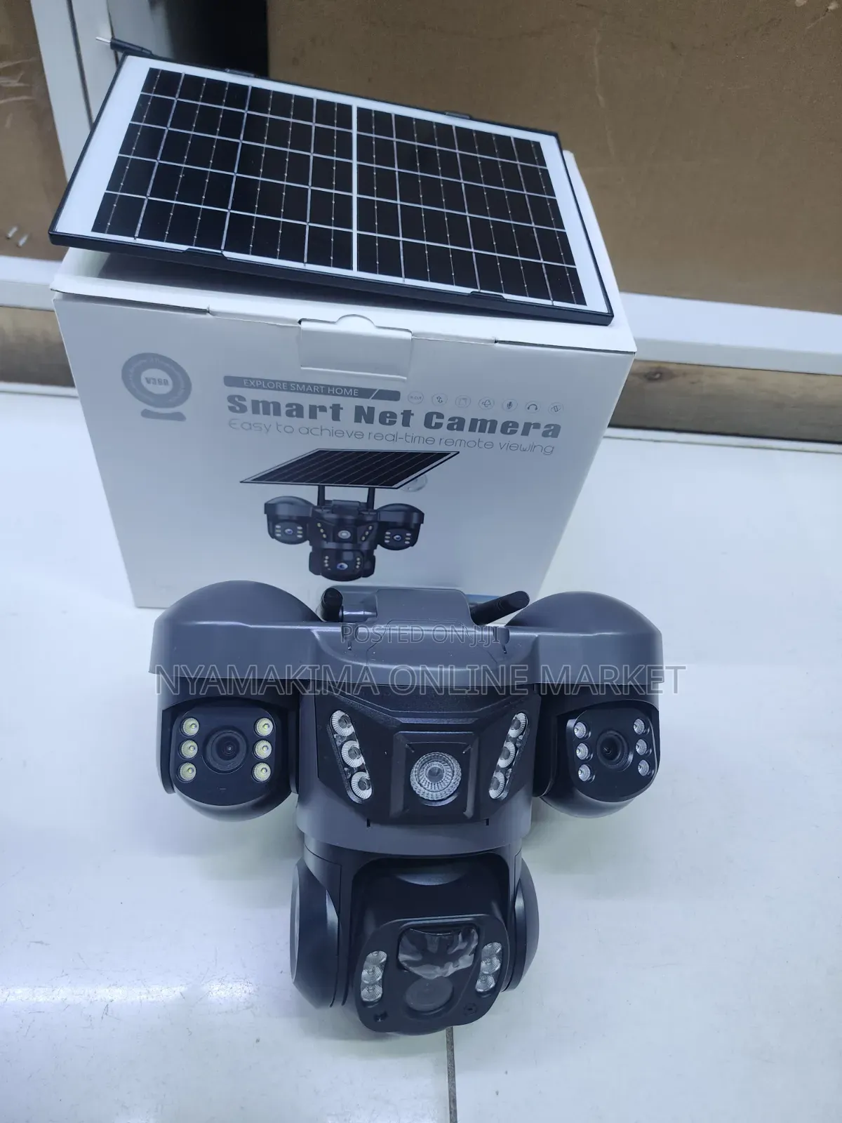 Smartnet V380pro Tripple Lens Solar HD Security Camera