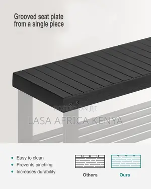 LASA 3-Tier Bamboo Shoe Bench, Black, 90 X 28.7 X 45.3cm - Entryway Sh