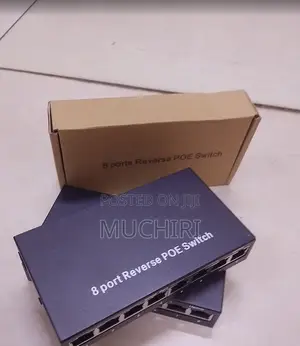 LAN Reverse PoE Switch With 8 Ports