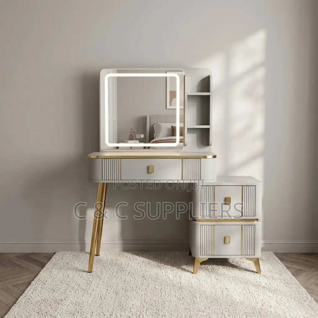 Modern Home Vanity Dressing Table With Mirror