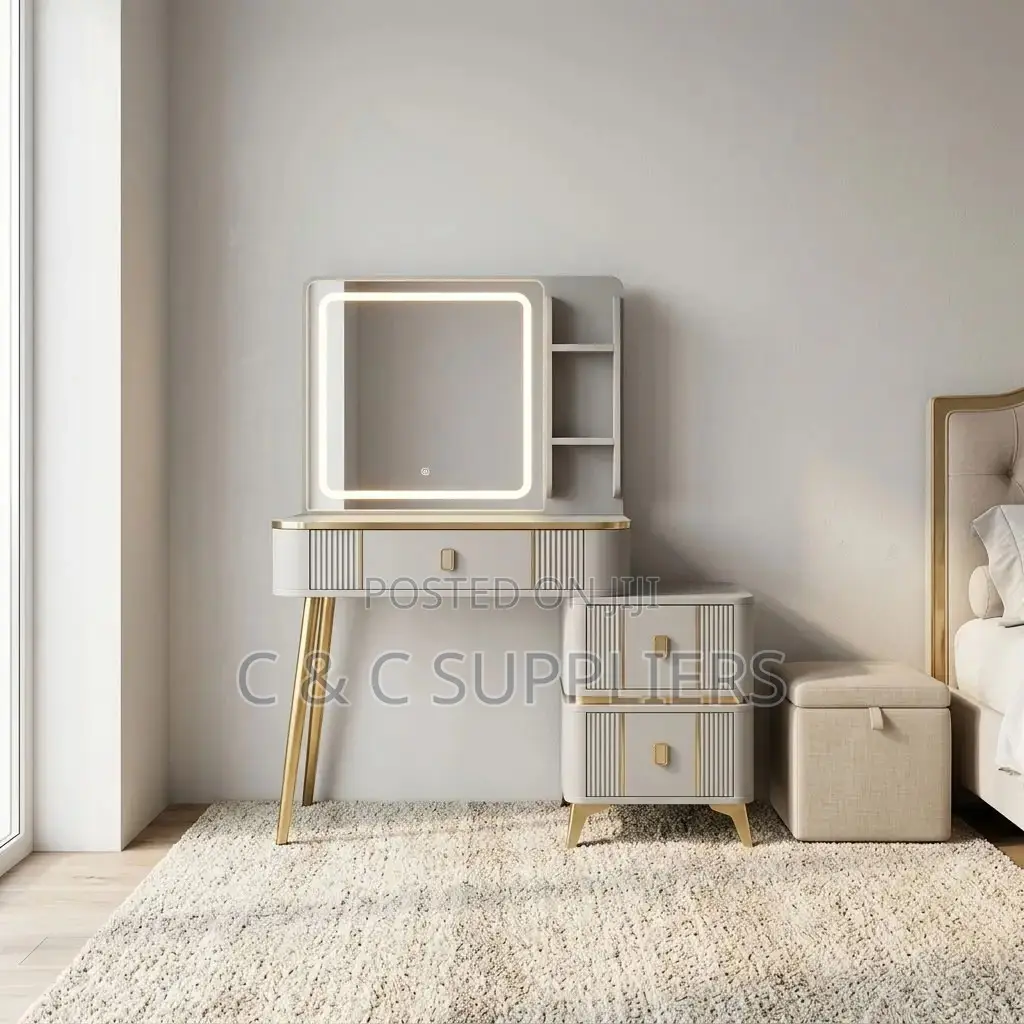 Modern Home Vanity Dressing Table With Mirror