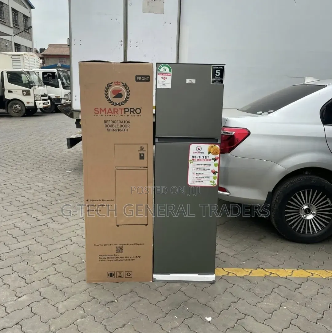 Smartpro 168l Double Door Refrigerator (Model SFR-210-DTI)
