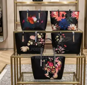 Ted Baker London Saffiano Floral Printed Icon Tote Bag Collection.