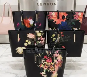 Ted Baker London Saffiano Floral Printed Icon Tote Bag Collection.