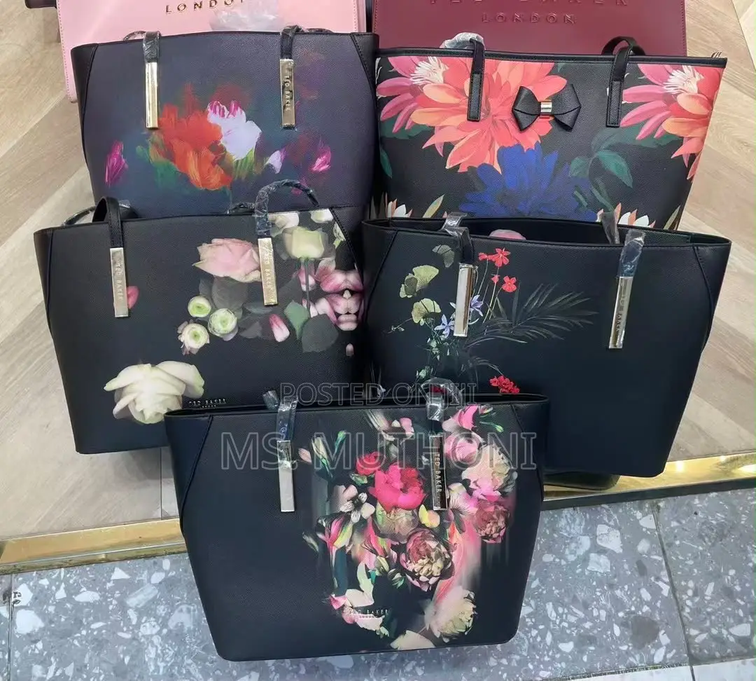 Ted Baker London Saffiano Floral Printed Icon Tote Bag Collection.