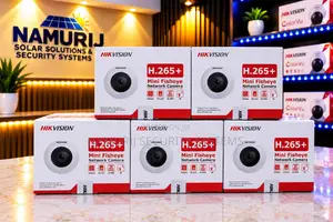 Hikvision Fixed 5MP 180° Fisheye Network Camera – Wide-Angle CCTV