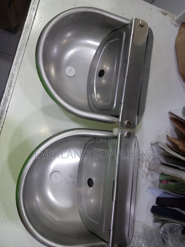 Cattle Self-Watering Bowl - Stainless - main view