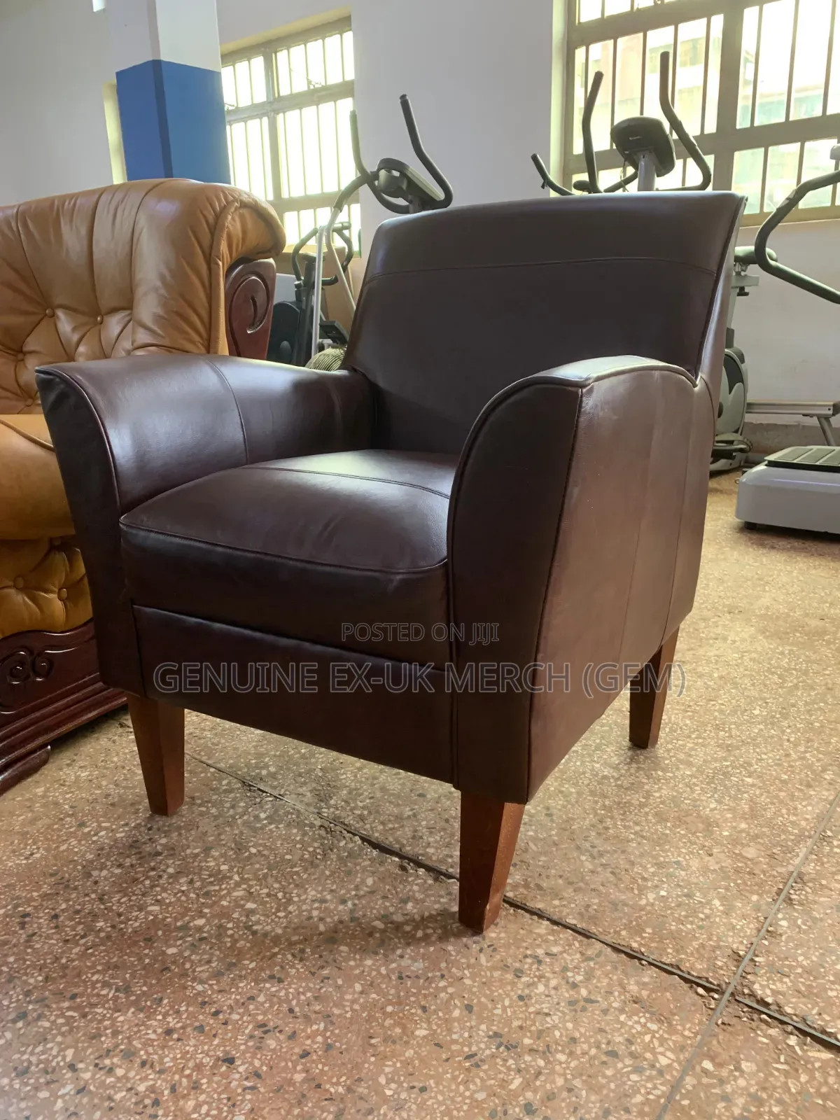 Ex-Uk Leather Sofa