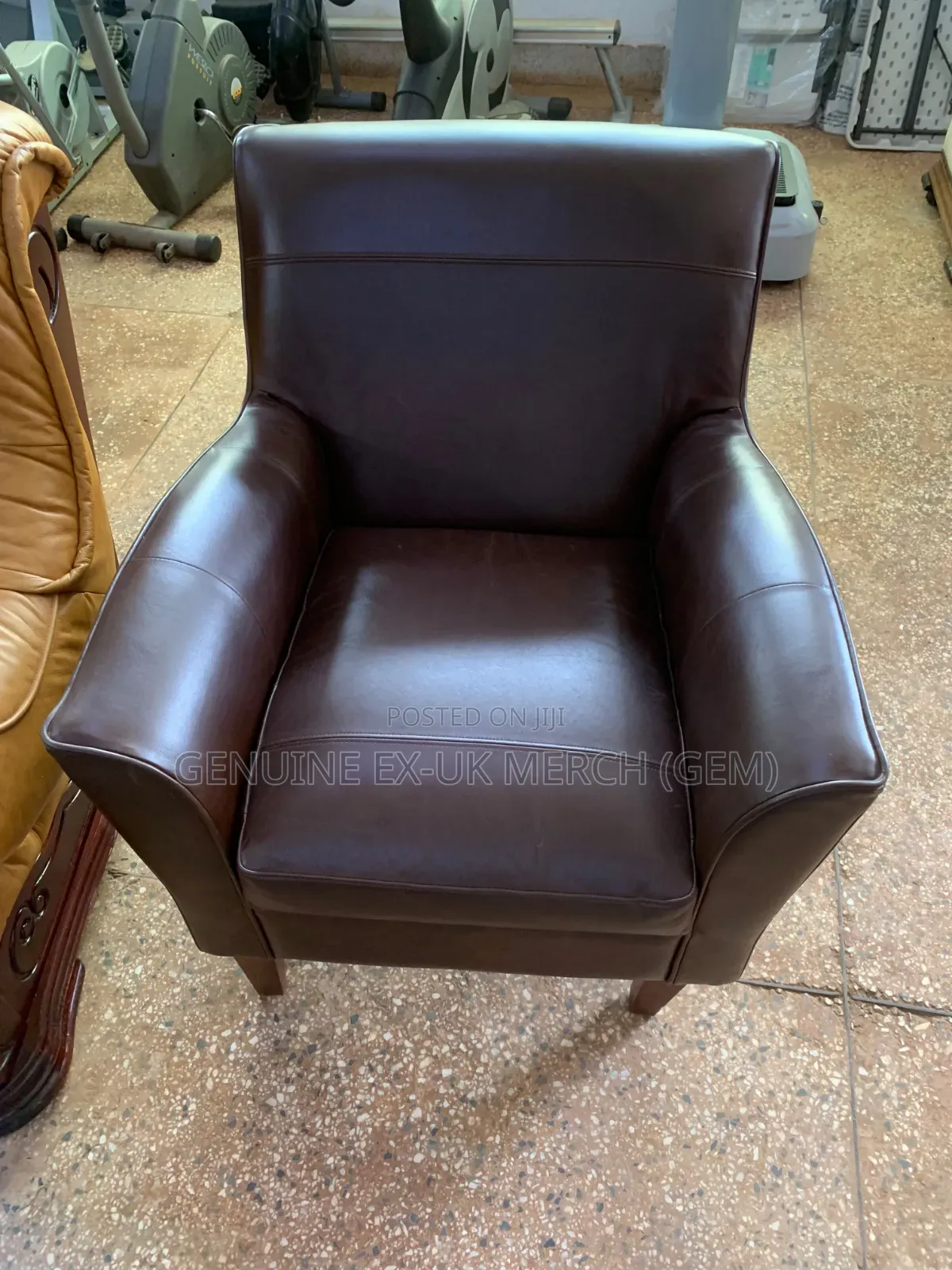 Ex-Uk Leather Sofa