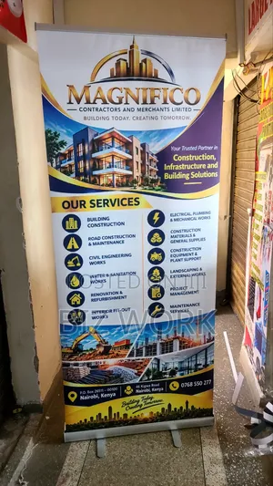 High Quality Narrow Base Roll Up Banner Branding