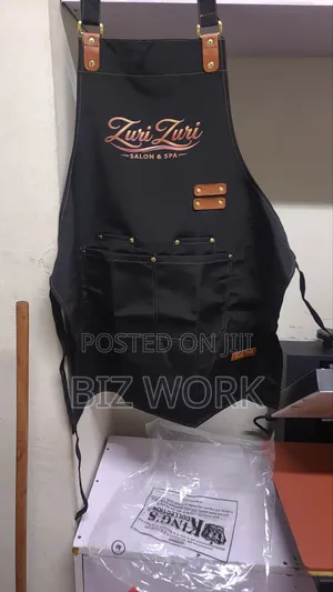 Apron Printing for Salons and Hotels
