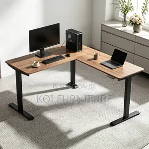 Office Desk; 1400MM Electric Triple-Motor Standing Desk