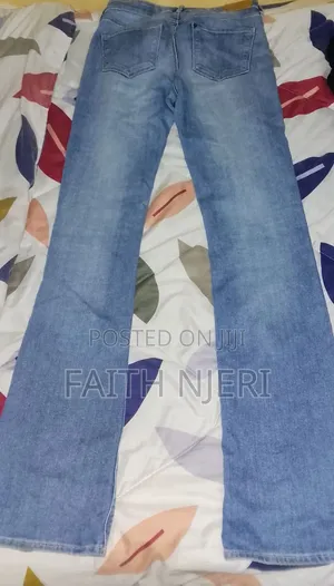 Blue Y2k Bootcut Jeans