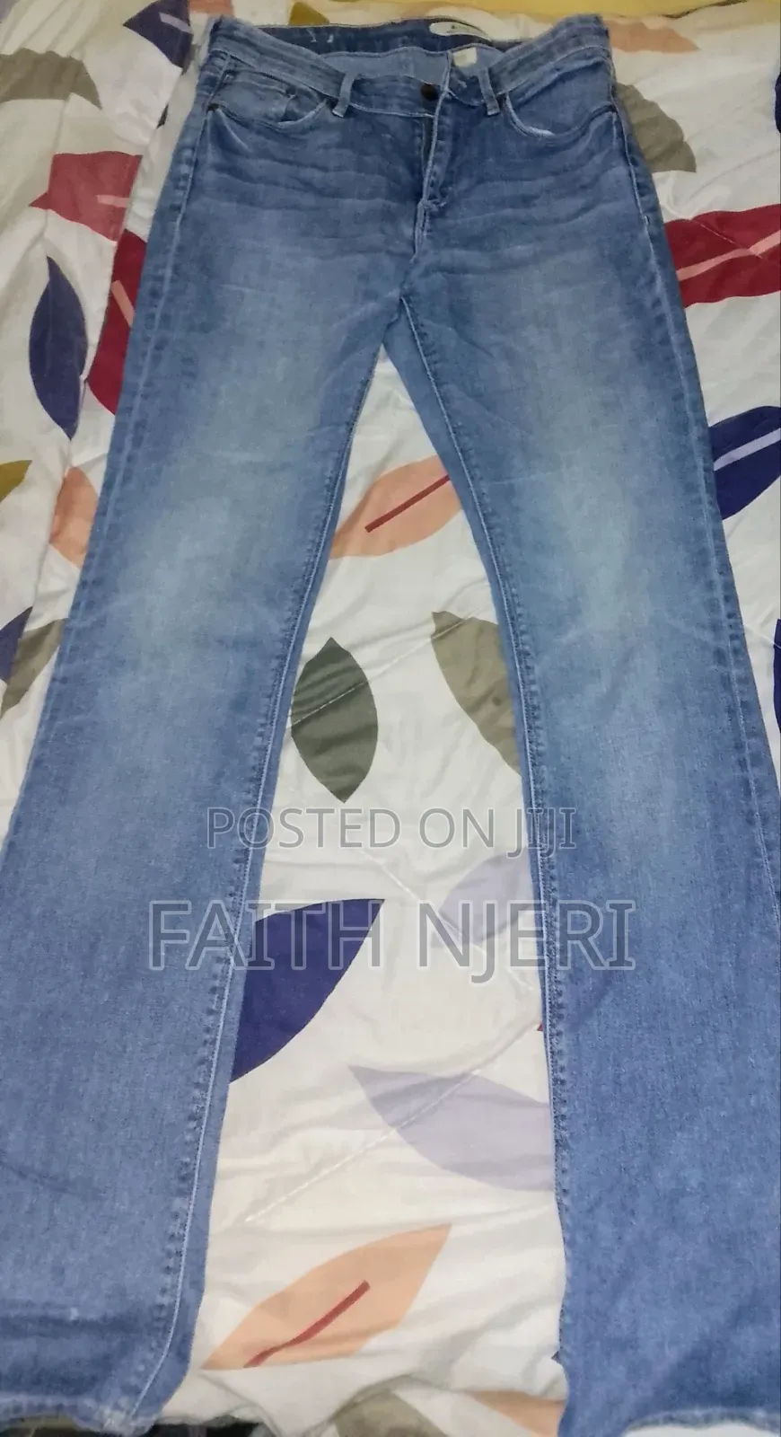 Blue Y2k Bootcut Jeans