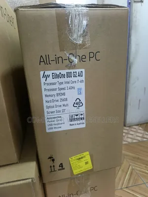 HP Elite 800 G2 AiO, Core I7 6th Gen, 8gb Ram/256gb Storage, 23" Size