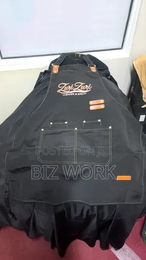 Salon Aprons and Gown Branding Barbershop
