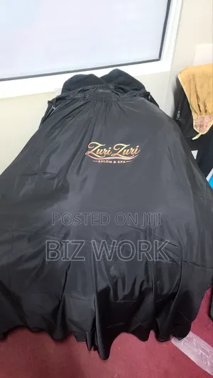 Salon Aprons and Gown Branding Barbershop