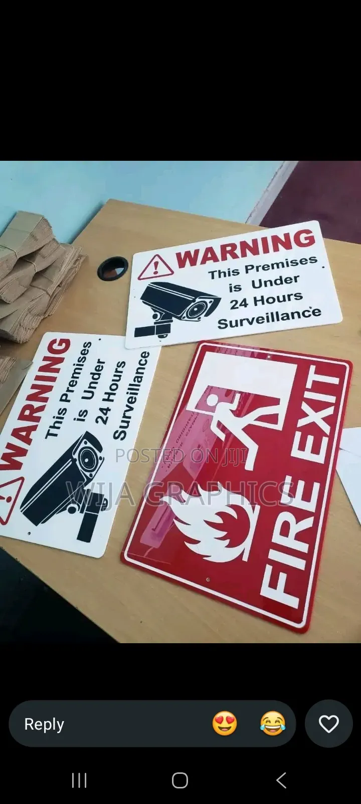 Signs Board (Indoor and Outdoor)