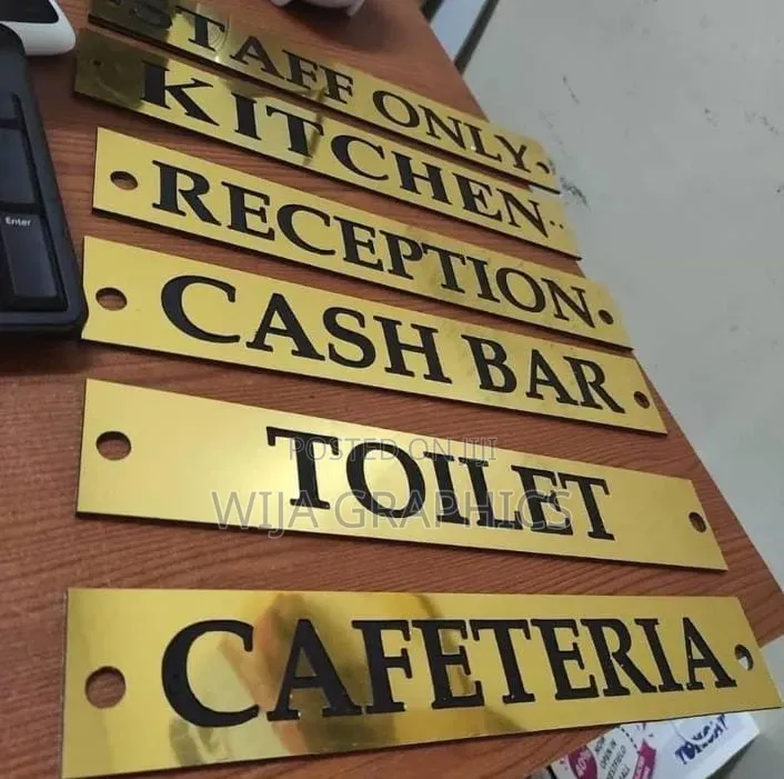 Signs Board (Indoor and Outdoor)