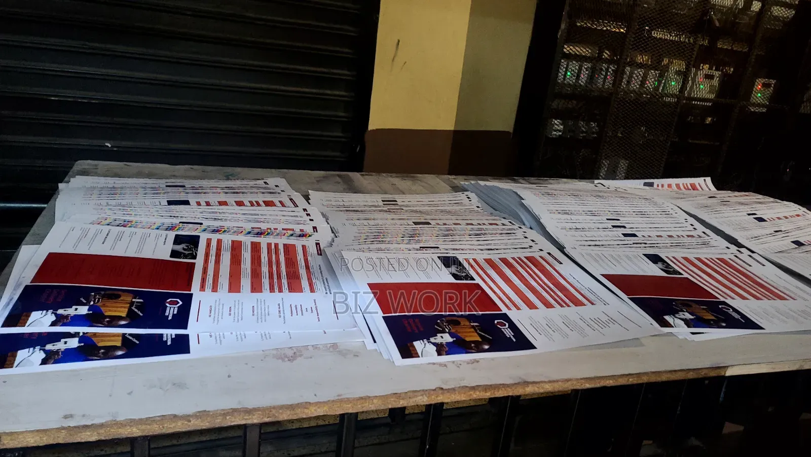 A4 Trifold Brochures Printing