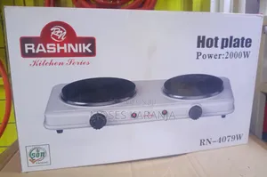 Rashnik Kitchen Series 2000W Double Hot Plate