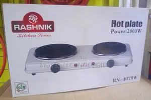 Rashnik Kitchen Series 2000W Double Hot Plate