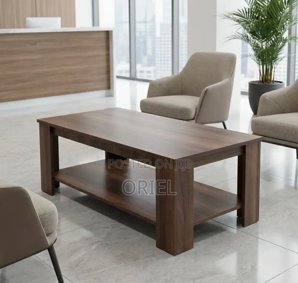Office Cabinet : 1.2M Brown Mahogany Coffee Table