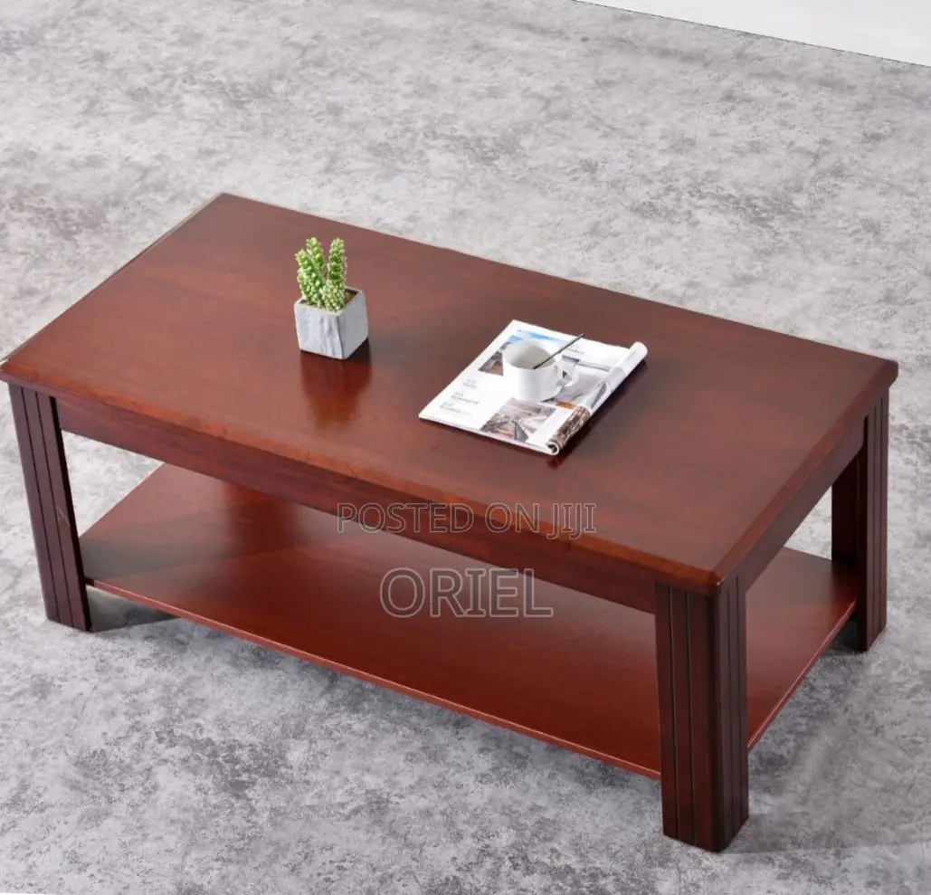 Office Cabinet : 1.2M Brown Mahogany Coffee Table