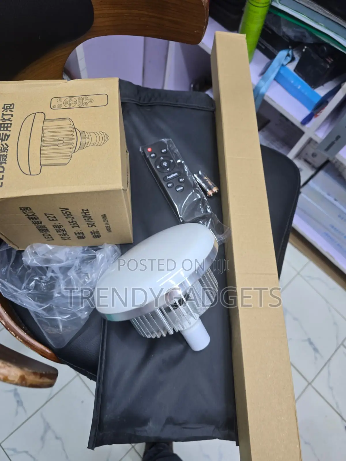 E27 85W LED Photo Studio Light Bulb Dimmable With Remote