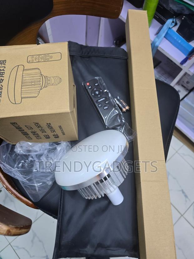 E27 85W LED Photo Studio Light Bulb Dimmable With Remote - thumbnail 2