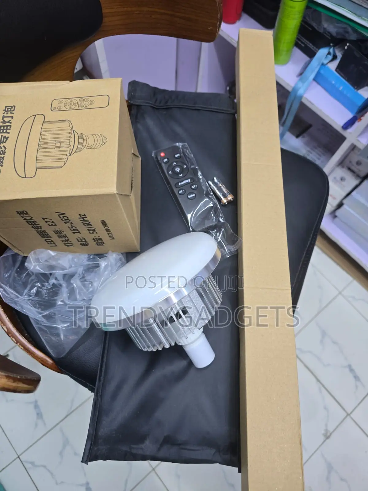 E27 85W LED Photo Studio Light Bulb Dimmable With Remote