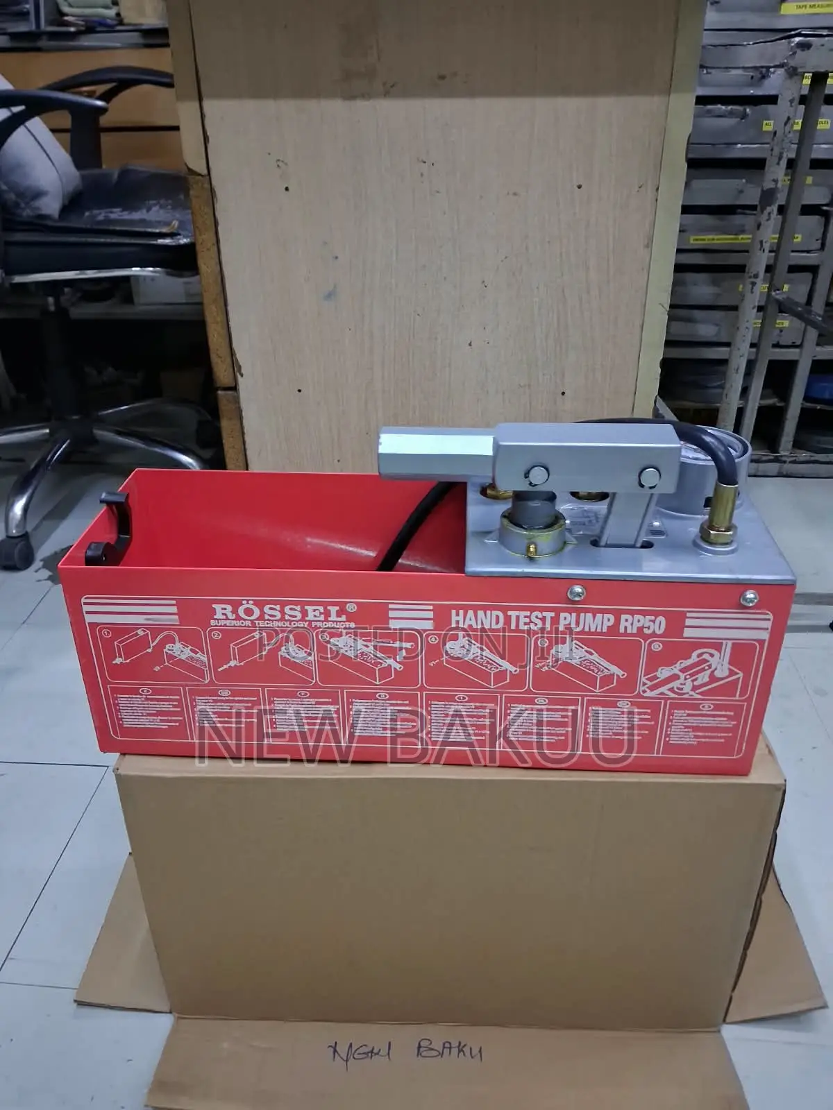 Handle Tool Manual Water Pressure Testing Pump