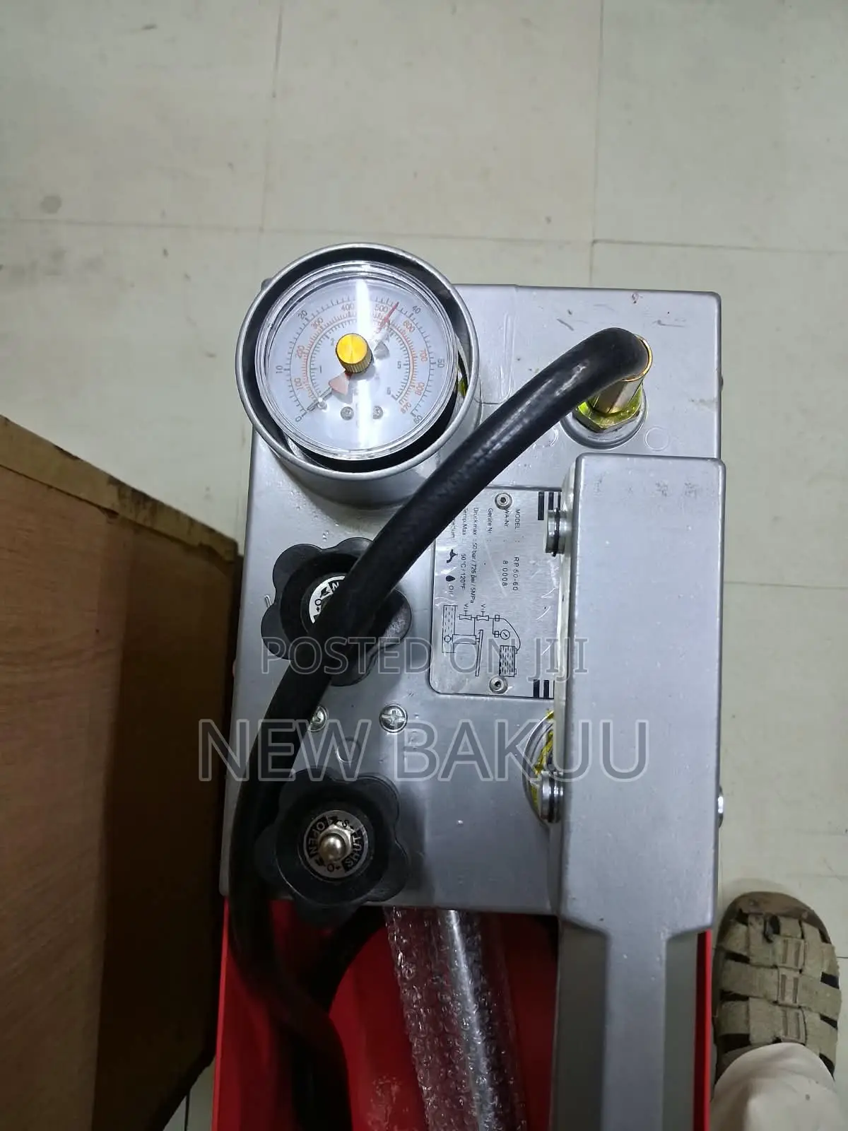Handle Tool Manual Water Pressure Testing Pump