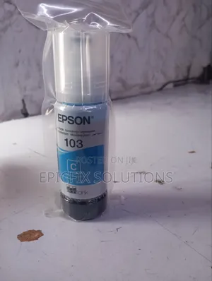 Genuine Original Epson Cyan Inks,with Best Print Outs Available