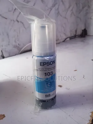 Genuine Original Epson Cyan Inks,with Best Print Outs Available