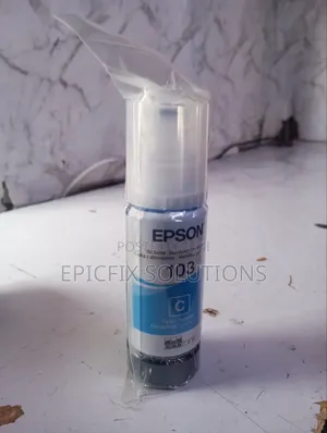 Genuine Original Epson Cyan Inks,with Best Print Outs Available