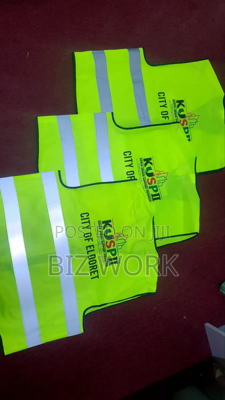 High Visibility Reflector Jackets Printing