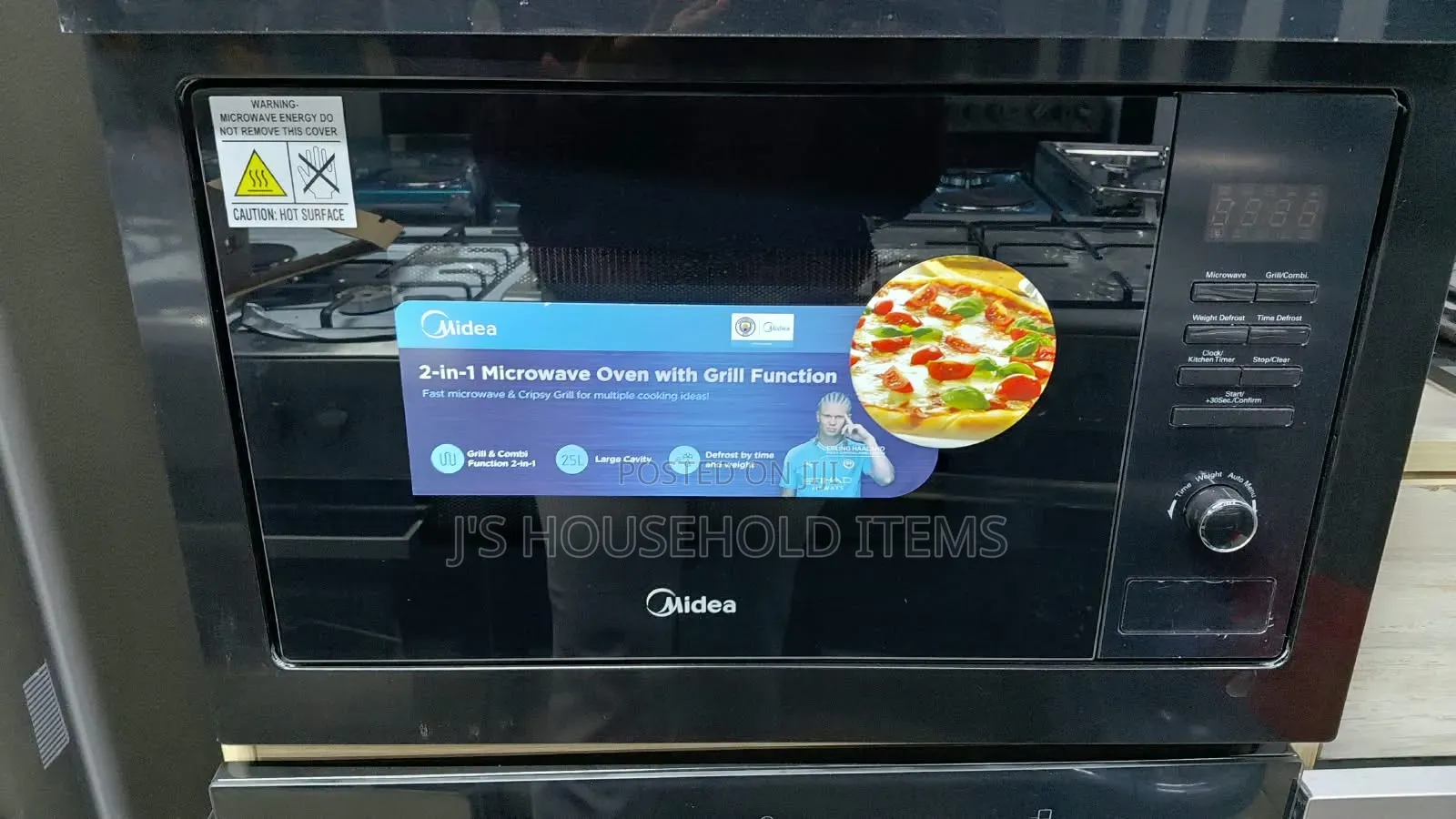 Midea 25L 900W Built in Microwave