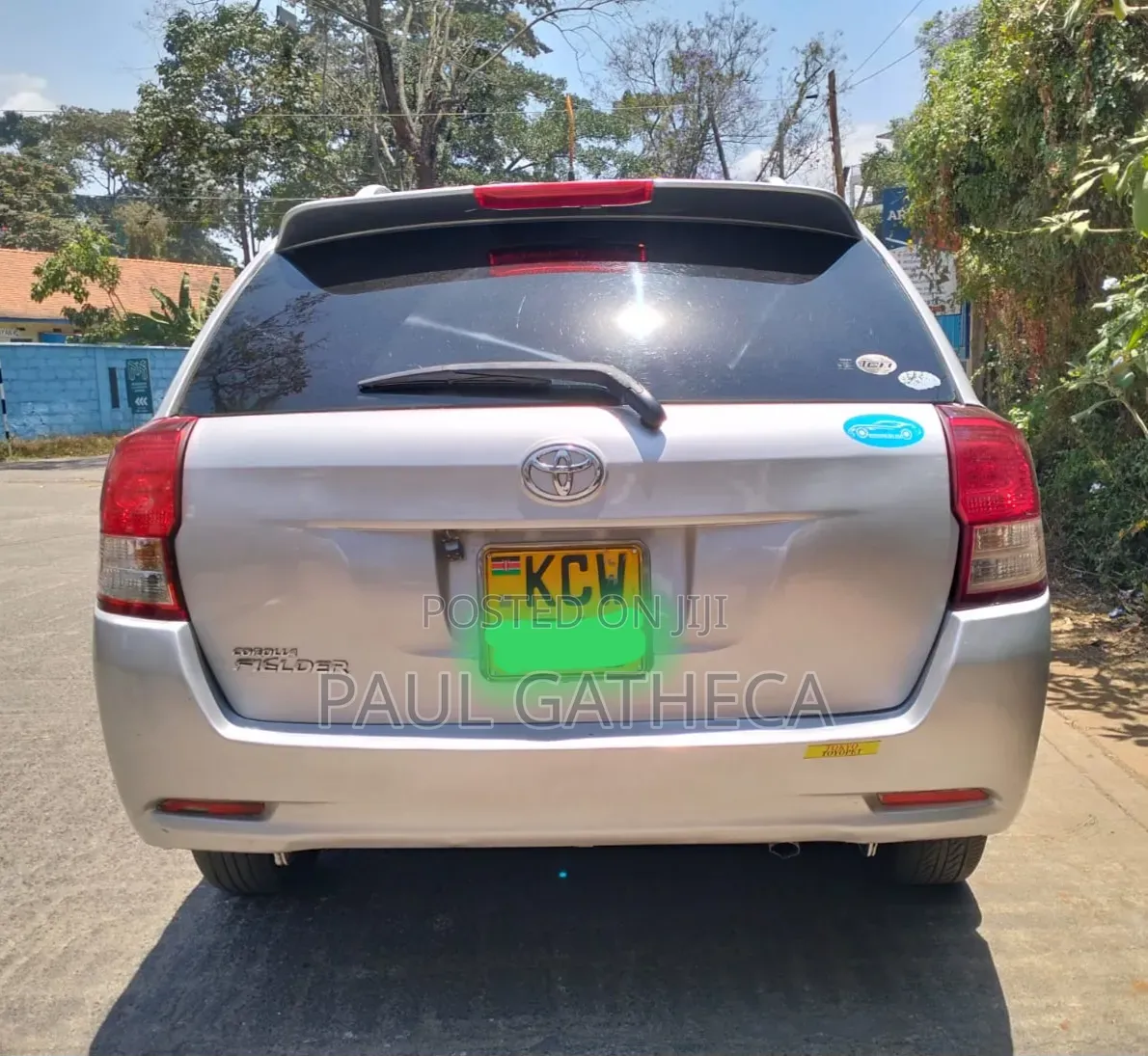 Toyota Corolla Fielder 2013 Silver