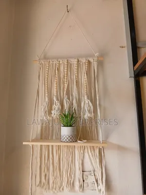 Wooven Tapestry Floating Shelves