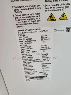 Redsun 10kwh Lithium Battery+6.5kva Hybrid Inverter Solar System