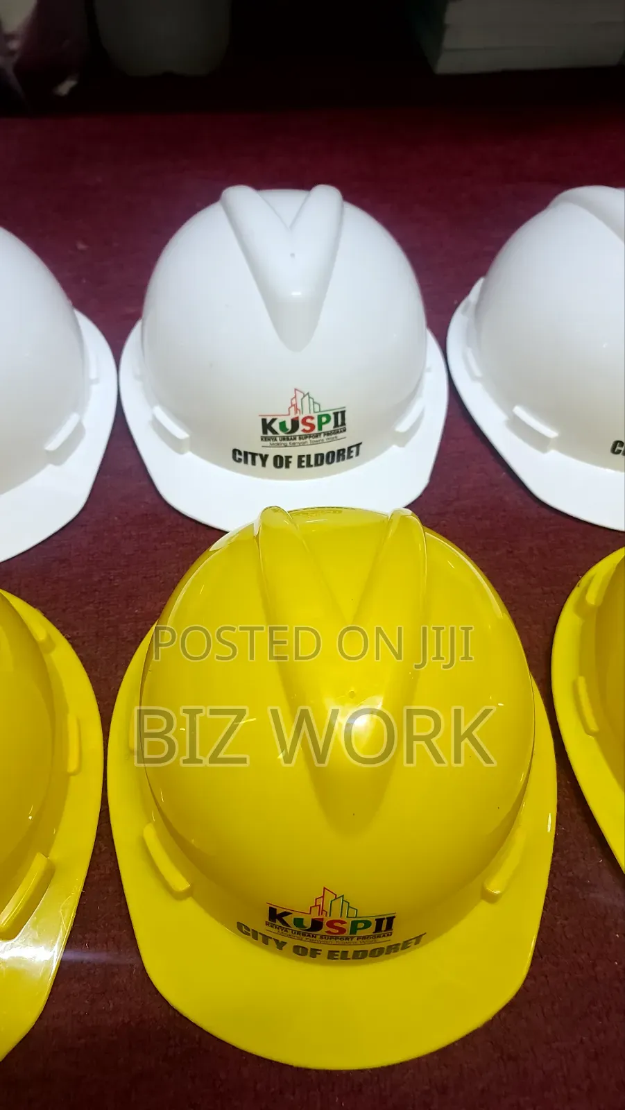 Custom Logo Printing on Safety Helmets