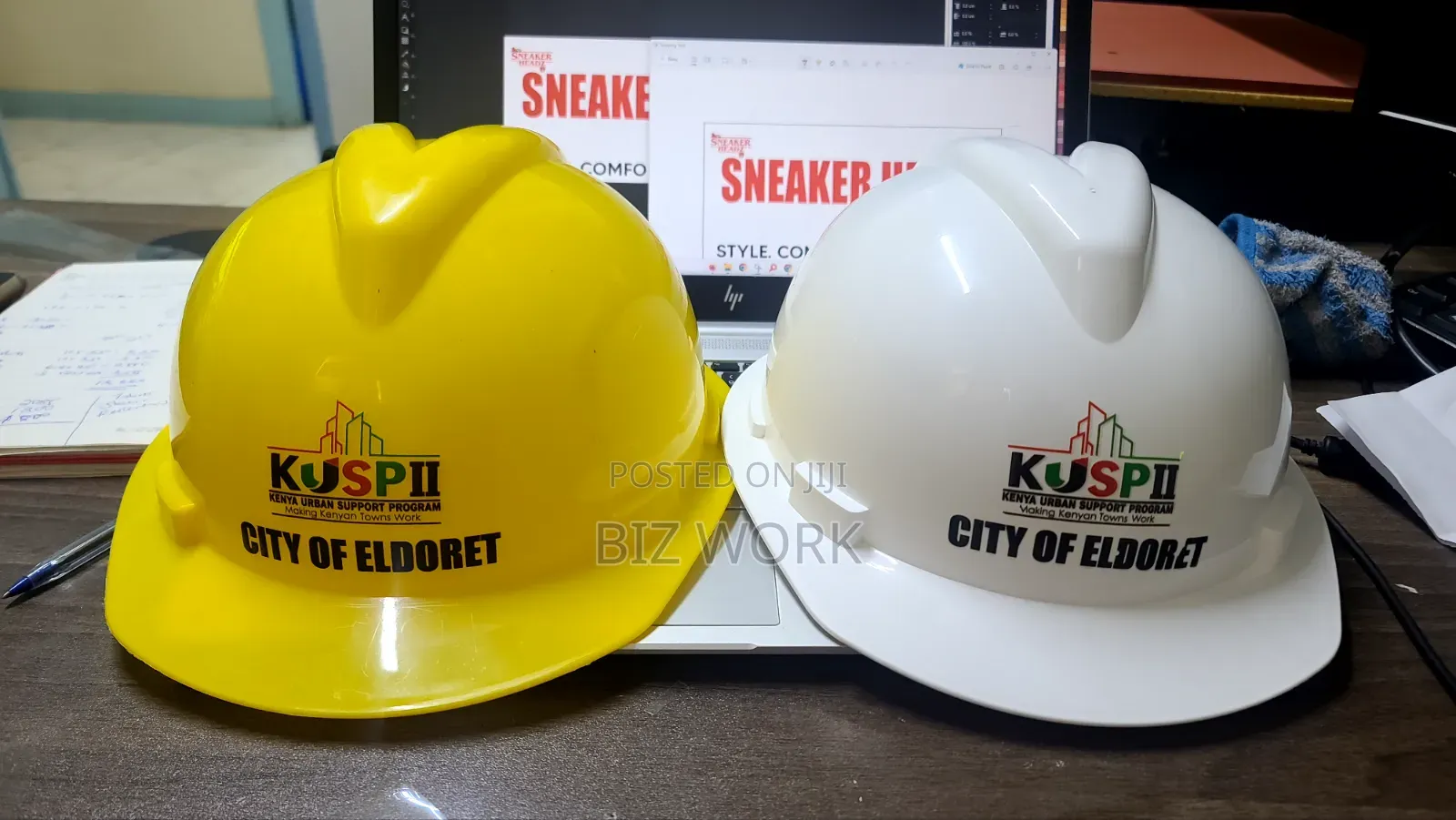 Corporate Safety Helmet Branding