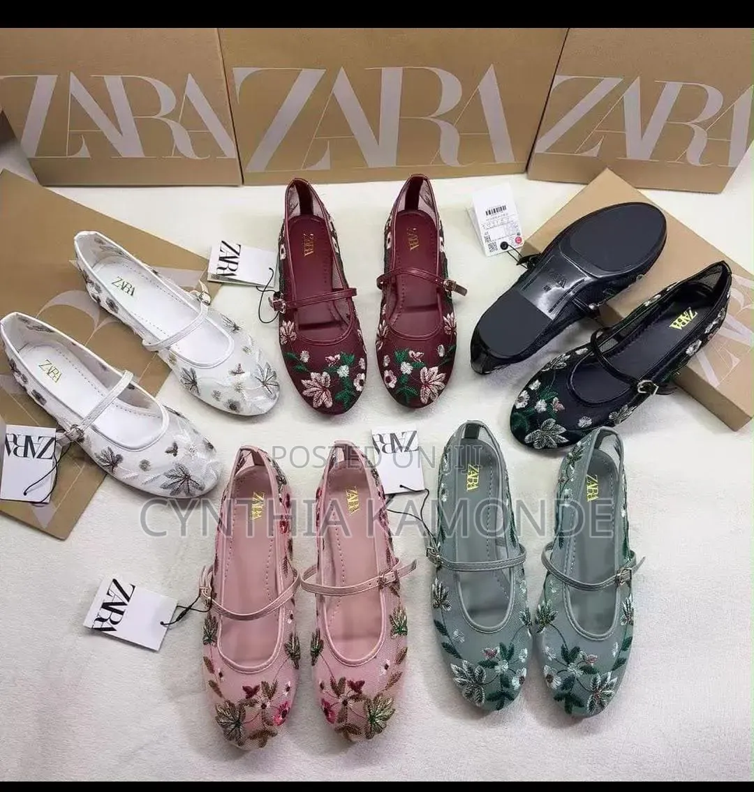 Floral Flat Shoes
