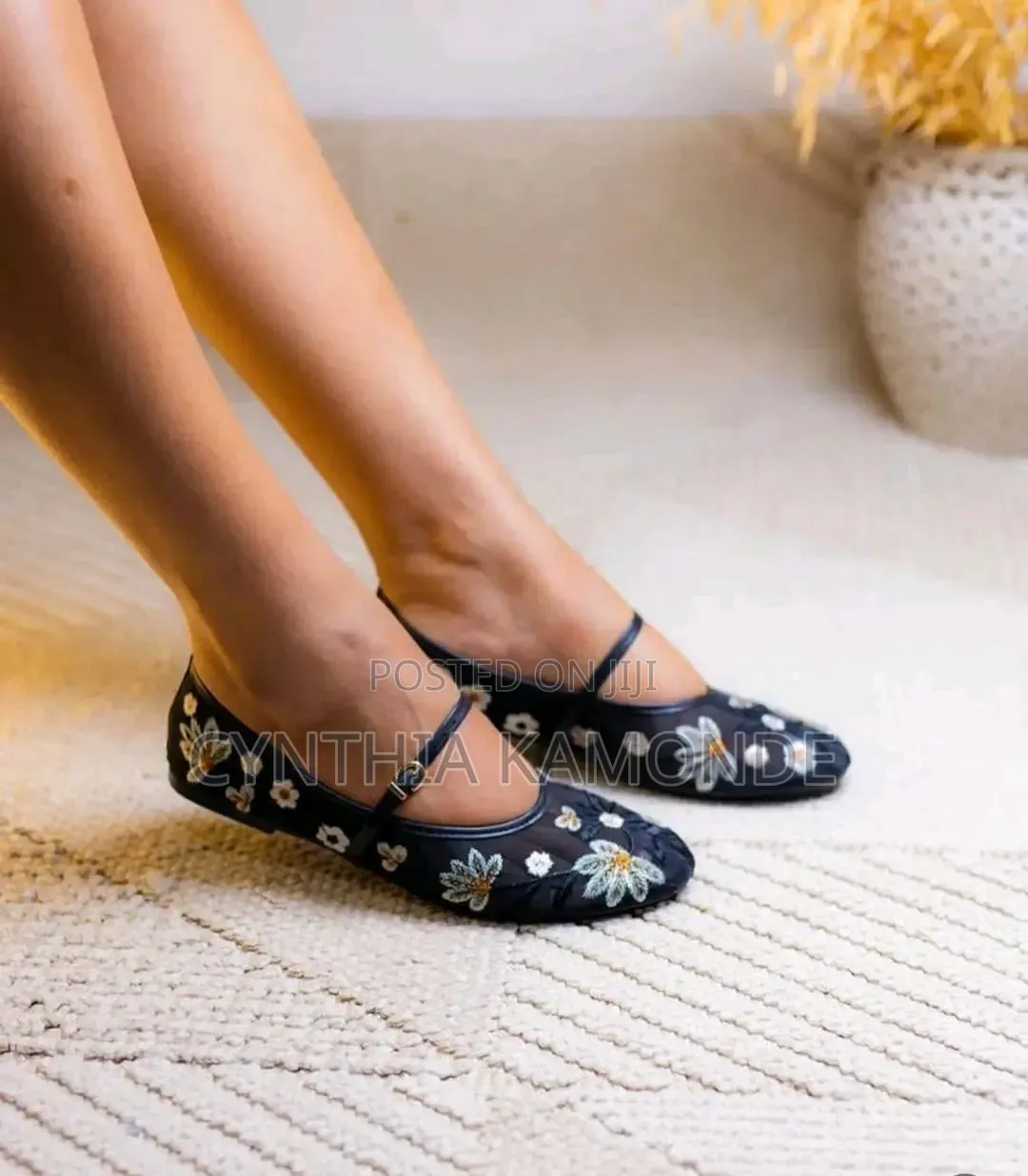 Floral Flat Shoes