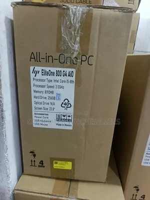 HP EliteOne 800 G4 AiO, Core I5 8th Gen, 8gb Ram/256gb Storage, 24"