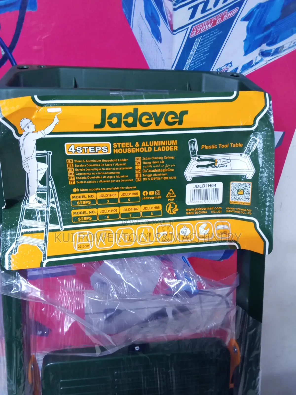 Jadever 4 Step Ladder/ Steel and Aluminium Ladder